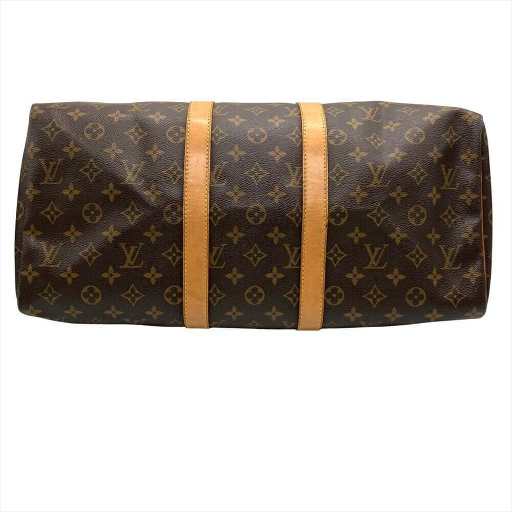 LOUIS VUITTON Brown Monogram Canvas Keepall 45 Boston Bag - Picture 6 of 11